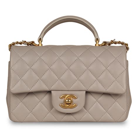 chanel grey 2021 classic rectangular mini flap bag|mini flap bag Chanel 2021.